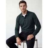 Lcwaıkıkı Classic Yeşil Polo Yaka Uzun Kollu Erkek Tişört