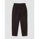 Lcwaıkıkı Curve Kahverengi Mom Fit Kadın Jean Pantolon