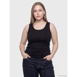 Lcwaıkıkı Curve Siyah Büyük Beden U Yaka Kadın Atlet