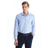 Lcwaıkıkı Formal Mavi Slim Fit Uzun Kollu Oxford Erkek Gömlek