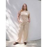 Lcwaıkıkı Petite Bej Soft Touch Kadın Eşofman Altı