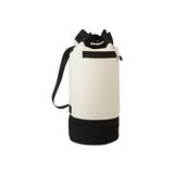 LDY-03277 Taşıma Askılı Ekstra Kapasiteli Çamaşır Duffle Çantası, Siyah/beyaz, 38,6 cm x 38,6 cm x 84,1 cm