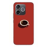 Le Balvo Honor 600 Uyumlu Sade Kahve Kupası Baskılı Silikon Kılıf