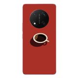 Le Balvo Honor Magic 7 Lite Uyumlu Sade Kahve Kupası Baskılı Silikon Kılıf