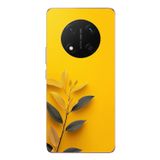 Le Balvo Honor Magic 7 Lite Uyumlu Sarı Siyah Çiçekler Baskılı Silikon Kılıf