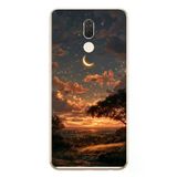 Le Balvo Huawei Mate 10 Lite Uyumlu Ay Gecesi Baskılı Silikon Kılıf