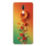 Le Balvo Huawei Mate 10 Lite Uyumlu Ayçiçeği Bükleleri Baskılı Silikon Kılıf