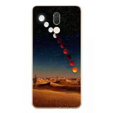 Le Balvo Huawei Mate 10 Lite Uyumlu Ayın Geçişi Baskılı Silikon Kılıf