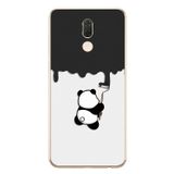 Le Balvo Huawei Mate 10 Lite Uyumlu Boyacı Panda Baskılı Silikon Kılıf