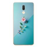 Le Balvo Huawei Mate 10 Lite Uyumlu Çiçeğin Pembesi Baskılı Silikon Kılıf