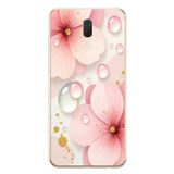 Le Balvo Huawei Mate 10 Lite Uyumlu Damlalı Çiçekler Baskılı Silikon Kılıf