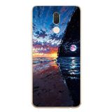 Le Balvo Huawei Mate 10 Lite Uyumlu Deniz Günbatımı Baskılı Silikon Kılıf