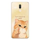 Le Balvo Huawei Mate 10 Lite Uyumlu Dont Touch My Phone Baskılı Silikon Kılıf