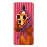 Le Balvo Huawei Mate 10 Lite Uyumlu Gözlüklü Köpek Baskılı Silikon Kılıf