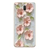 Le Balvo Huawei Mate 10 Lite Uyumlu Gül Kurusu Baskılı Silikon Kılıf