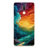 Le Balvo Huawei Mate 10 Lite Uyumlu Gün Doğumu ve Batımı Baskılı Silikon Kılıf