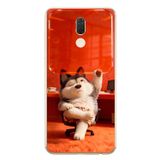 Le Balvo Huawei Mate 10 Lite Uyumlu Keyifli Köpek Baskılı Silikon Kılıf