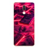 Le Balvo Huawei Mate 10 Lite Uyumlu Kızıl Dolarlar Baskılı Silikon Kılıf