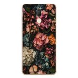 Le Balvo Huawei Mate 10 Lite Uyumlu Koyu Çiçekler Baskılı Silikon Kılıf