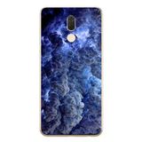 Le Balvo Huawei Mate 10 Lite Uyumlu Mor Bulutlar Baskılı Silikon Kılıf