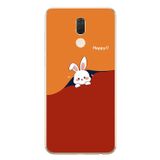 Le Balvo Huawei Mate 10 Lite Uyumlu Mutlu Tavşan Baskılı Silikon Kılıf