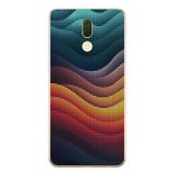 Le Balvo Huawei Mate 10 Lite Uyumlu Noktalı Renkler Baskılı Silikon Kılıf
