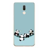 Le Balvo Huawei Mate 10 Lite Uyumlu Panda Ailesi Baskılı Silikon Kılıf