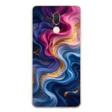 Le Balvo Huawei Mate 10 Lite Uyumlu Renk Katranı Baskılı Silikon Kılıf