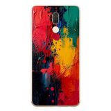 Le Balvo Huawei Mate 10 Lite Uyumlu Renklerin Dansı Baskılı Silikon Kılıf