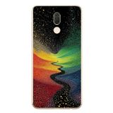 Le Balvo Huawei Mate 10 Lite Uyumlu Renkli Yollar Baskılı Silikon Kılıf