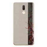 Le Balvo Huawei Mate 10 Lite Uyumlu Sade Sonbahar Sarmaşık Baskılı Silikon Kılıf