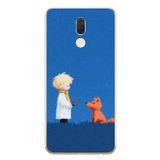 Le Balvo Huawei Mate 10 Lite Uyumlu Sarışın Çocuk ve Köpek Baskılı Silikon Kılıf