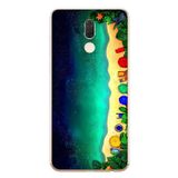 Le Balvo Huawei Mate 10 Lite Uyumlu Tatil Kumsal Gecesi Baskılı Silikon Kılıf