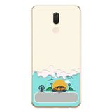 Le Balvo Huawei Mate 10 Lite Uyumlu Tatil Yolu Baskılı Silikon Kılıf