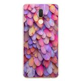 Le Balvo Huawei Mate 10 Lite Uyumlu Tüylü Kalpler Baskılı Silikon Kılıf