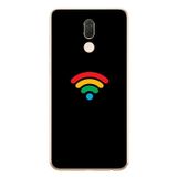 Le Balvo Huawei Mate 10 Lite Uyumlu Wifi Simgesi Baskılı Silikon Kılıf