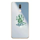 Le Balvo Huawei Mate 10 Lite Uyumlu Yeşil Yonca Baskılı Silikon Kılıf