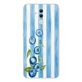 Le Balvo Huawei Mate 20 Lite Uyumlu Yaban Mersinleri Baskılı Silikon Kılıf
