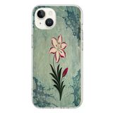 Le Balvo İphone 13/14 Uyumlu Çiçek Deseni Baskılı Silikon Kılıf