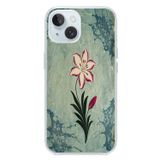 Le Balvo İphone 15 Uyumlu Çiçek Deseni Baskılı Silikon Kılıf
