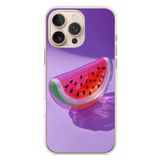Le Balvo İphone 16 Pro Max Uyumlu Karpuz Jelibon Baskılı Silikon Kılıf