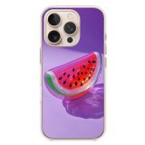 Le Balvo İphone 16 Pro Uyumlu Karpuz Jelibon Baskılı Silikon Kılıf