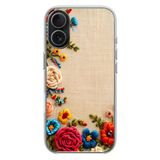 Le Balvo İphone 17 Uyumlu İşlemeli İğne Oyası Baskılı Silikon Kılıf