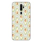 Le Balvo Oppo A5 2020 Uyumlu Avakadolar Baskılı Silikon Kılıf