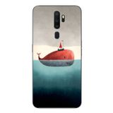 Le Balvo Oppo A5 2020 Uyumlu Balina Baskılı Silikon Kılıf