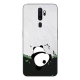 Le Balvo Oppo A5 2020 Uyumlu Bambuya Çıkan Panda Baskılı Silikon Kılıf