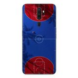 Le Balvo Oppo A5 2020 Uyumlu Basketbol Sahası Baskılı Silikon Kılıf