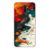 Le Balvo Oppo A5 2020 Uyumlu Boya Karışımı Baskılı Silikon Kılıf