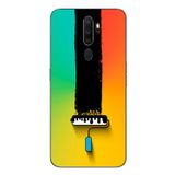 Le Balvo Oppo A5 2020 Uyumlu Boya Rulosu Baskılı Silikon Kılıf