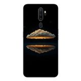 Le Balvo Oppo A5 2020 Uyumlu Bulut Yansıması Baskılı Silikon Kılıf